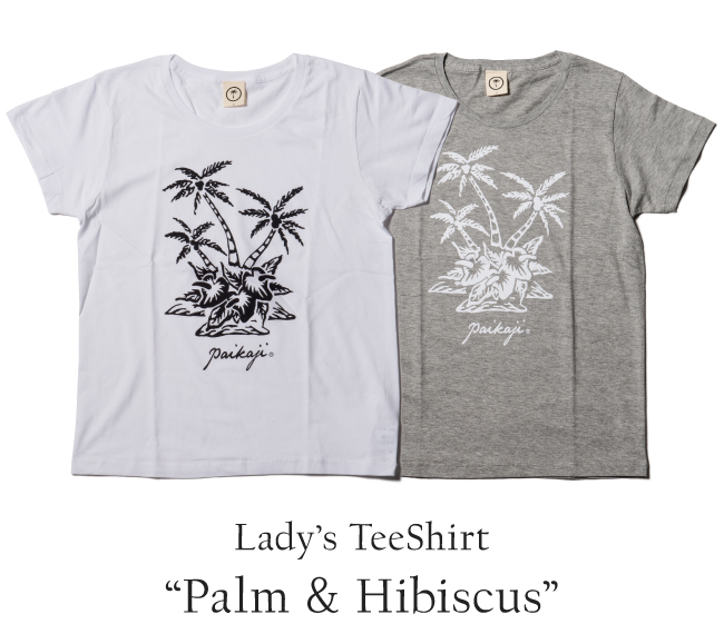 レディースtシャツ Palm Hibiscus Paikaji アロハシャツ通販